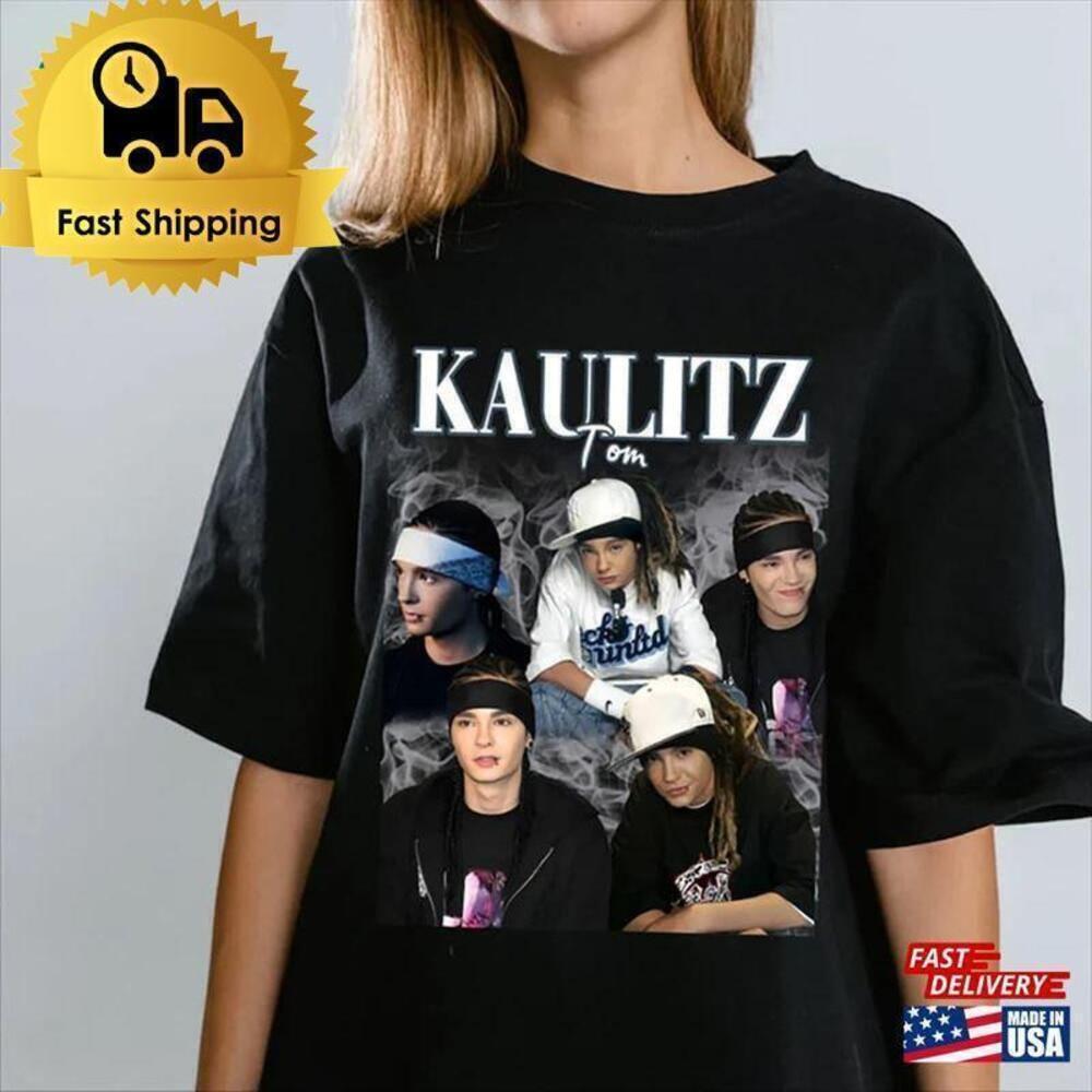 Tom Kaulitz T-Shirt Tokio Hotel Band Shirt Concert Tshirt Classic
